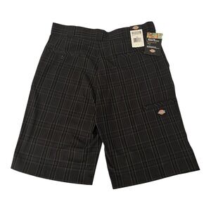 NWT Dickies Regular Fit Gray Plaid Shorts 34 Men's 13in Inseam Work Pockets New